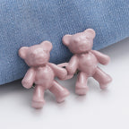 8pcs/4pairs Bear Waist Tight Magic Button Adjustable