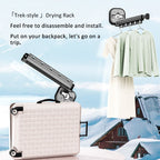 No Punching Wall Mounted Clothes Hanger Retractable