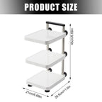 Kitchen Storage Cart 3-Tier Utility Cart