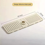 Kitchen/Bathroom Silicone Faucet Mat Water Ripples