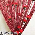 Hanging Vestibule String Rose Curtain