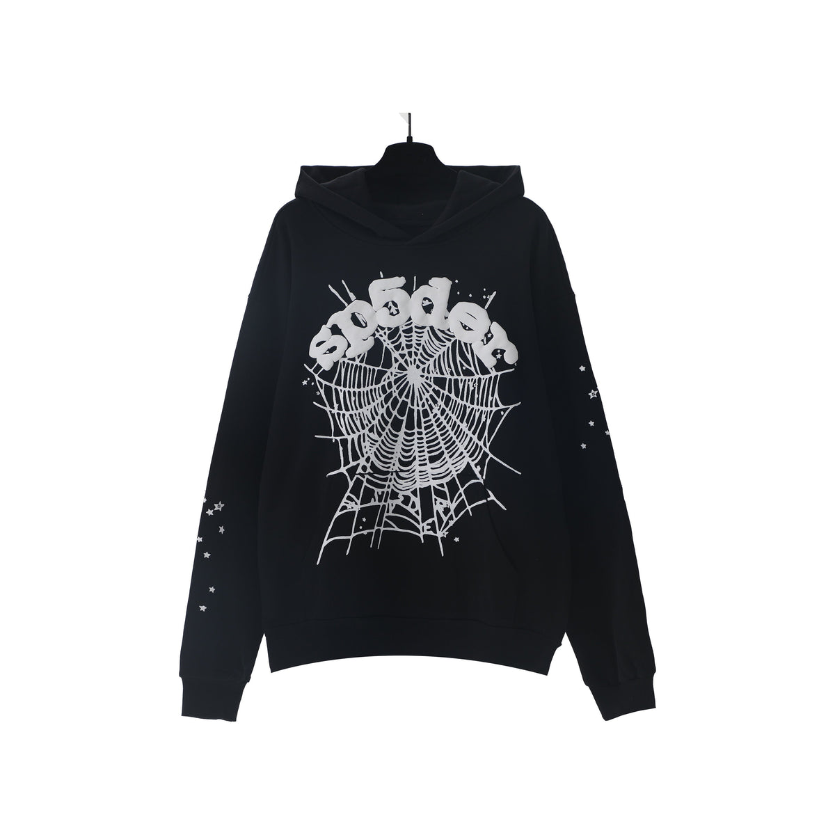 Sp5der OG Web Hoodie Black
