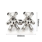 8pcs/4pairs Bear Waist Tight Magic Button Adjustable