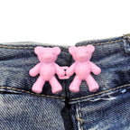 8pcs/4pairs Bear Waist Tight Magic Button Adjustable