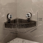 Glacier Pattern Suction Cup Shelf