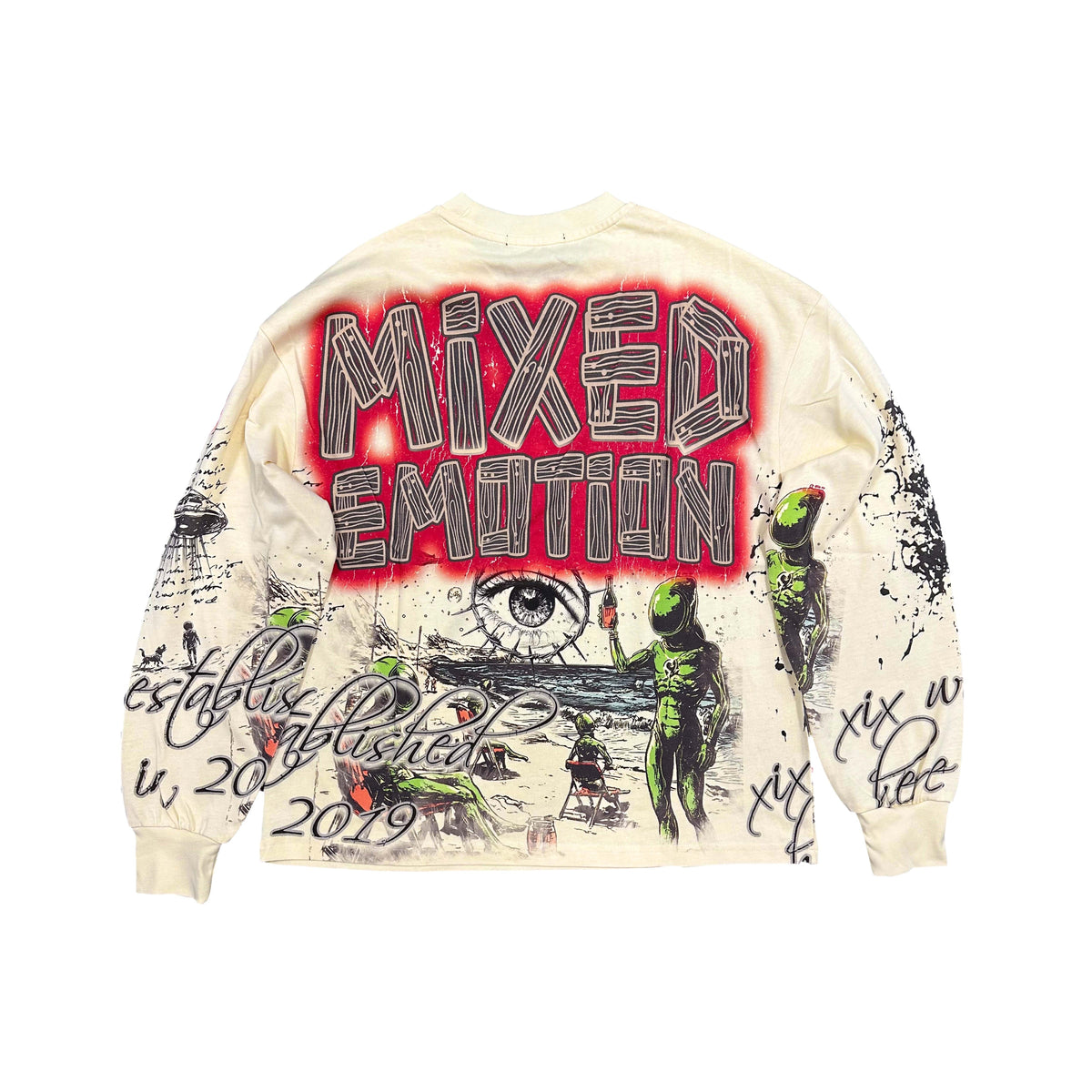 Cream ‘Art Club’ Long Sleeve