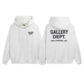 Gallery Dept Hollywood CA White Hoodie