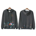 Gallery Dept Paint Splatter Charcoal Hoodie