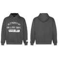 Gallery Dept. Charcoal Hoodie – “PROPERTY OF” Distressed Print