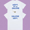 Gallery Dept. Galerie Dépt. Short Sleeve T-Shirt - White/Blue