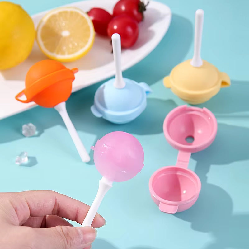 Mini Silicone Popsicle Mold DIY Lollipop Ice Cream Maker