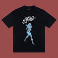 TRAPSTAR Anime Graphic T-Shirt Black Streetwear Tee