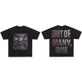 GodSpeed Skull Graphic T-Shirt – Washed Black