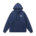 STUSSY Basic Logo Navy Pullover Hoodie