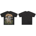 GodSpeed Washed Black Grim Reaper T-Shirt