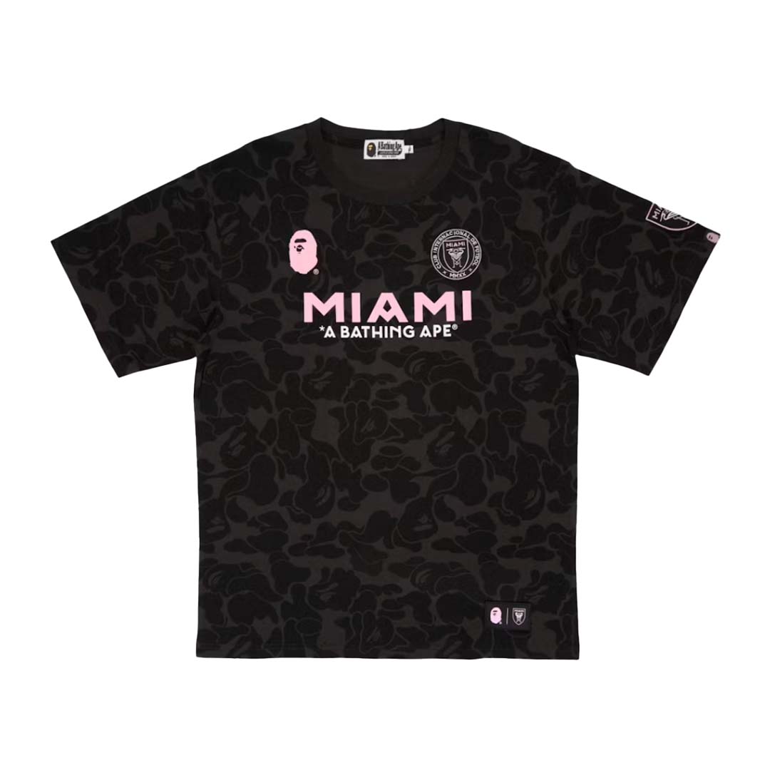 BAPE x Inter Miami CF Camo Tee Black