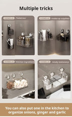 Glacier Pattern Suction Cup Shelf