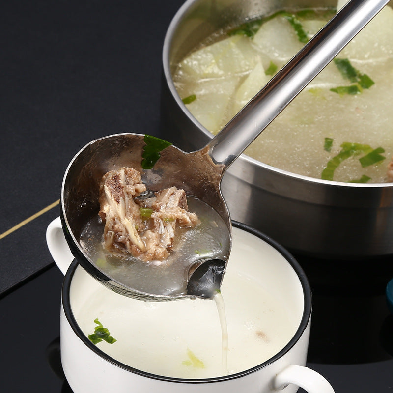 Kitchen Stainless Steel Oil Filtering Spoon