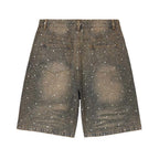 Vale Forever Rainstorm Jean Shorts Mid Wash